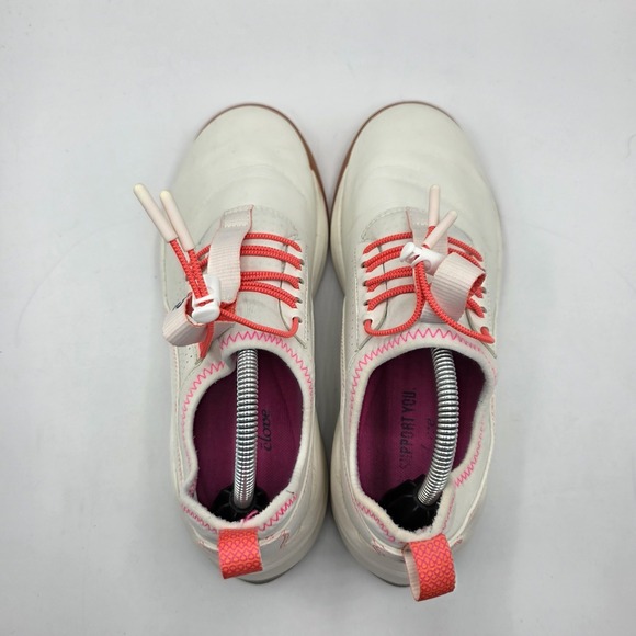 Clove Shoes Womens 7 White Pink Nursing Comfort Sneakers Lace Up Professional - Picture 6 of 12